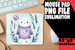 Cheerful Desk Mat Design Ideas, Cute Ghost Product Image 1