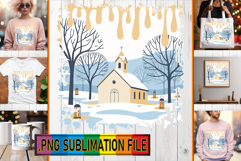 Dazzling TSHIRT Ideas PNG, Winter Product Image 1