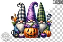 Halloween Kitchen Gnome Sublimation - Clipart PNG Design Product Image 1