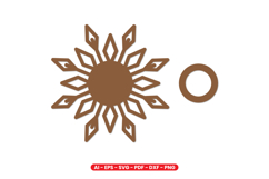 Snowflake Tealight Holder Laser Cut Design Product Image 2