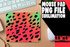 Chic Gradient Leopard Mouse Pad PNG Product Image 1