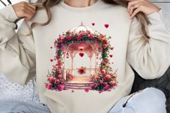 Valentines Day Fairy Houses Clipart PNG Product Image 1