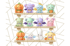 Creepy Carnival Halloween Clipart PNG with Hayride Art Product Image 5