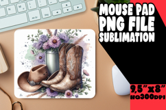 COZY MOUSE PAD SUBLIMATION MAGIC, Western Product Image 1