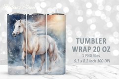 Christmas horse tumbler bundle| Winter Tumbler Sublimation Product Image 15