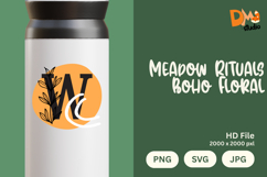 Meadow Rituals Boho Floral Monogram Product Image 1