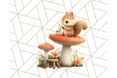 Whimsical Woodland Animal Village PNG Clipart Fantasy Forest Product Image 5