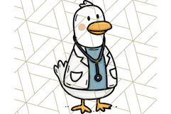 Goose Occupation Clipart PNG, Cute Job-Themed Graphics Product Image 5
