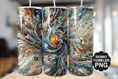 Stained On Stained Glass Tumbler Warp - Tumbler Design Product Image 1