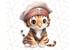 Cartoon Pirate Kids and Animals PNG Clipart for Fun Designs Product Image 5