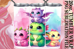 Joyful vibes 20oz tumbler wrap, Cute Animals Product Image 1