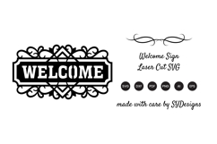 Welcome Sign Lasercut Product Image 2