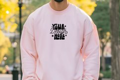 Gildan 18000 Light Pink Mockup, Mockup Product Image 1