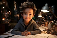 3D Character Boy Graphic_Designer with relevant environment Product Image 1