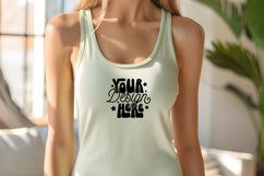 Next Level 1533 Mint Mockup, Next Level Tank Top Mockup Product Image 1