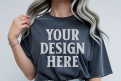 Comfort Colors 1717 Pepper T-Shirt mockup , CC 1717 Product Image 1