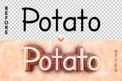 Potato - Editable Text Effect, Font Style Product Image 2