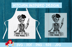 Bake it till you make it SVG, Skeleton SVG Product Image 1