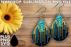 Teardrop Canvas of Colors: Sublimation Wonders Product Image 1