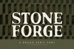 Stoneforge - Serif Font Product Image 1