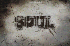 Raw Grunge Spray Paint Text Effect Product Image 1