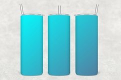 Medium Turquoise Tumbler Wrap Sublimation Product Image 1