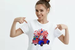 Patriotic gnome July 4th Sublimation Patriotic Car Product Image 3