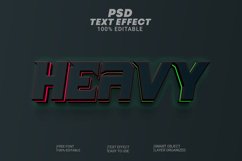 Heavy 3d Editable Text Effect Style Product Image 1