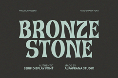 Bronze Stone - Serif Font Product Image 1
