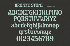Bronze Stone - Serif Font Product Image 8