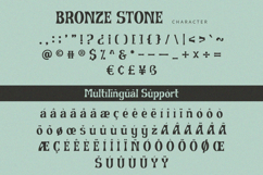 Bronze Stone - Serif Font Product Image 9