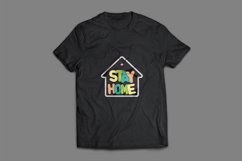 Stay Home Color_Graphic ART_PNG &amp; JPEG file Product Image 3