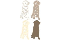 Golden Retriewer multilayer SVG/ Golden Retriewer cut file Product Image 2