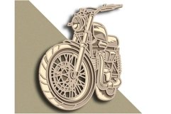 Moto multilayer SVG/ Moto cut file/ 3D layer/ Plywood cut Product Image 9
