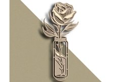 Rose multilayer SVG/ Rose cut file/ 3D layer/ Plywood cut Product Image 4