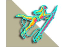 Surfing multilayer SVG/ Surfing cut file/ 3D layer Product Image 6