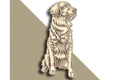 Golden Retriewer multilayer SVG/ Golden Retriewer cut file Product Image 3
