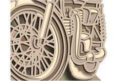 Moto multilayer SVG/ Moto cut file/ 3D layer/ Plywood cut Product Image 8