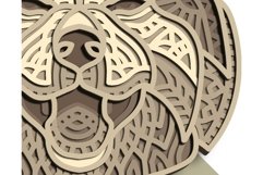 Akita multilayer SVG/ Akita cut file/ 3D layer/ Plywood cut Product Image 5