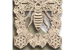 Bee multilayer SVG/ Bee cut file/ 3D layer/ Plywood cutting Product Image 9