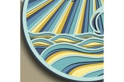 Ocean multilayer SVG/ Ocean cut file/ 3D layer/ Plywood cut Product Image 7