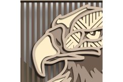 Eagle multilayer SVG/ Eagle cut file/ 3D layer/ Plywood cut Product Image 7