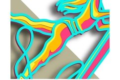 Surfing multilayer SVG/ Surfing cut file/ 3D layer Product Image 7