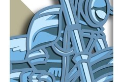 Moto multilayer SVG/ Moto cut file/ 3D layer/ Plywood cut Product Image 10