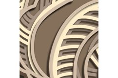 Wolf multilayer SVG/ Wolf cut file/ 3D layer/ Plywood cut Product Image 6