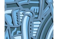 Moto multilayer SVG/ Moto cut file/ 3D layer/ Plywood cut Product Image 4