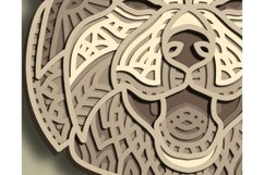 Akita multilayer SVG/ Akita cut file/ 3D layer/ Plywood cut Product Image 9