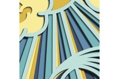 Ocean multilayer SVG/ Ocean cut file/ 3D layer/ Plywood cut Product Image 3