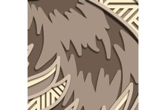 Eagle multilayer SVG/ Eagle cut file/ 3D layer/ Plywood cut Product Image 2