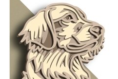 Golden Retriewer multilayer SVG/ Golden Retriewer cut file Product Image 6